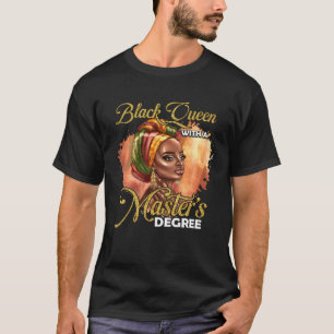 T-shirt Maîtrise Maîtrise Mélanine Eduquée Mélanine Black