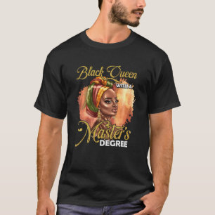 T-shirt Maîtrise Maîtrise Mélanine Eduquée Mélanine Black 