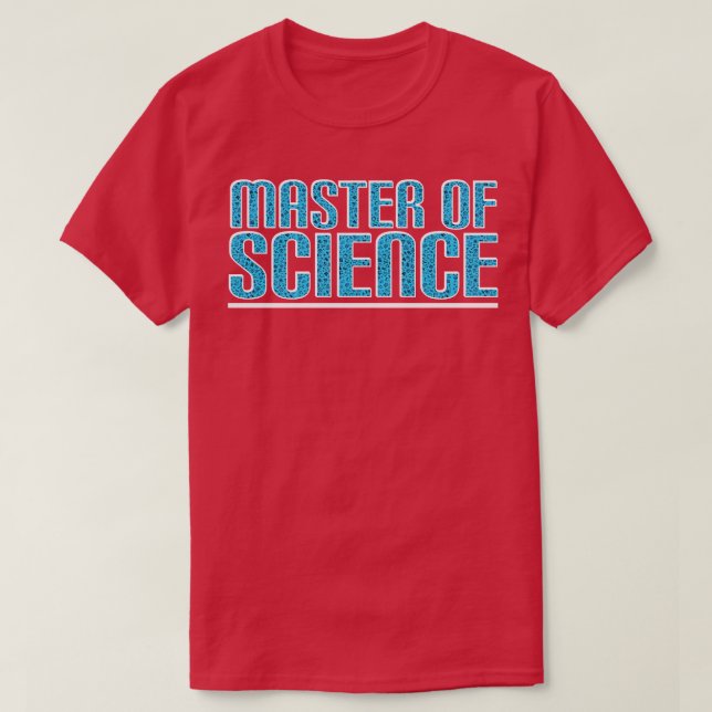 T-shirt Maîtrise scientifique (Design devant)