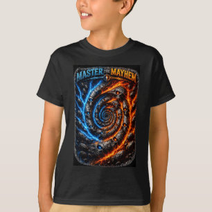 T-shirt Maîtrisez le crâne de chaos – Électrique Feu contr