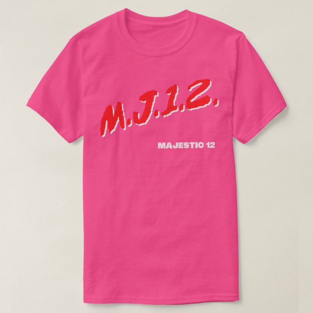 T-shirt Majestic 12 MJ12 (Design devant)