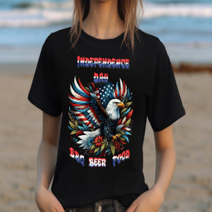 T-shirt Majestic American Freedom Independence Day