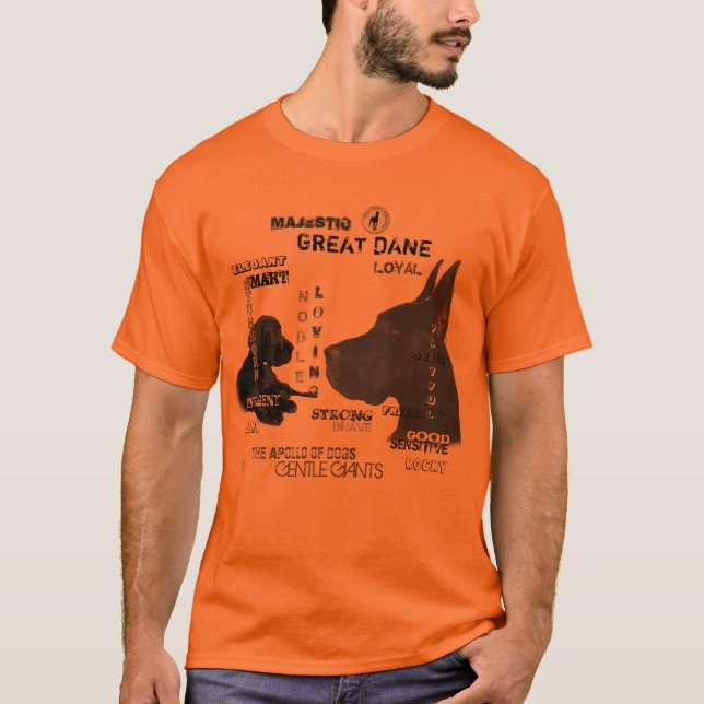 T-shirt Majestic Great Danes (Devant)