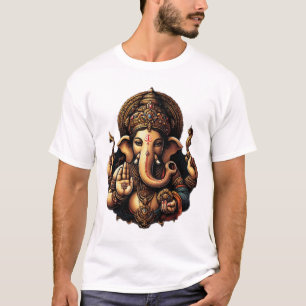 T-shirt Majestic Lord Ganesha en Aura divine"