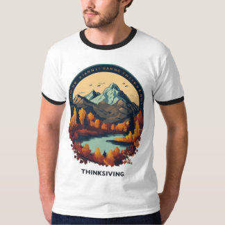 T-shirt Majestic Mountain Peaks - Adventure Await