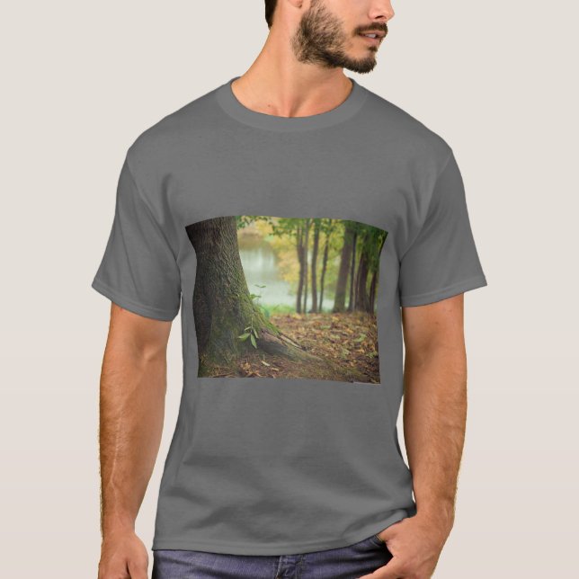 T-shirt Majestic Tree Silhouette Tee (Devant)