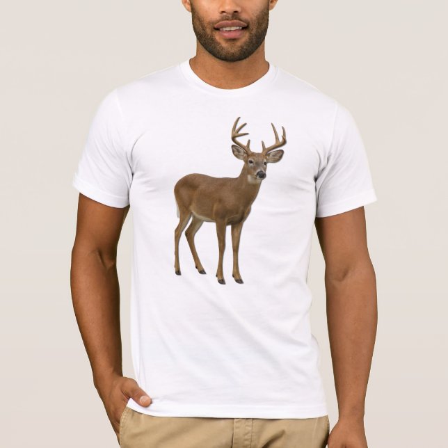 T-SHIRT MAJESTIC WHITE-TAILED DEER. SAMER BRASIL (Devant)