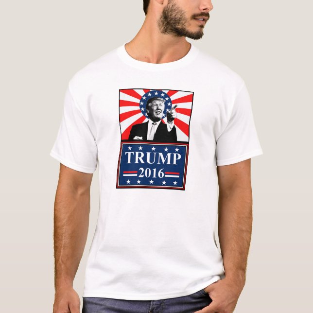 T-shirt majestueux de Donald Trump (Devant)