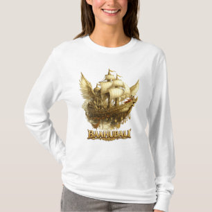 T-shirt Majestueux Vêtement de Fantasy de Navire Céleste à