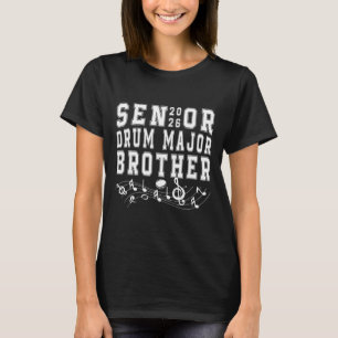 T-shirt Major senior 2026 frère Tambour Major Diplômé