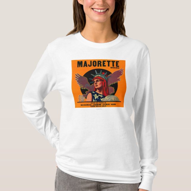 T-shirt Majorette LabelTerra orange Bella, CA (Devant)