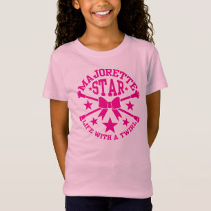 T-Shirt Majorettes, Étoile Majorque, Batons Croisés