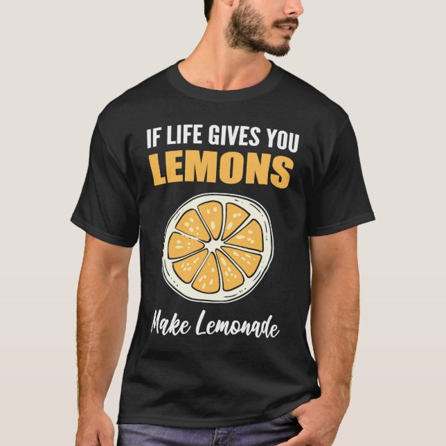 T-shirt Make Lemonade Cook Or Chef (Devant)