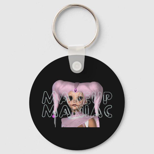 T-SHIRT Makeup Maniac Schlüsselanhänger (Vorderseite)