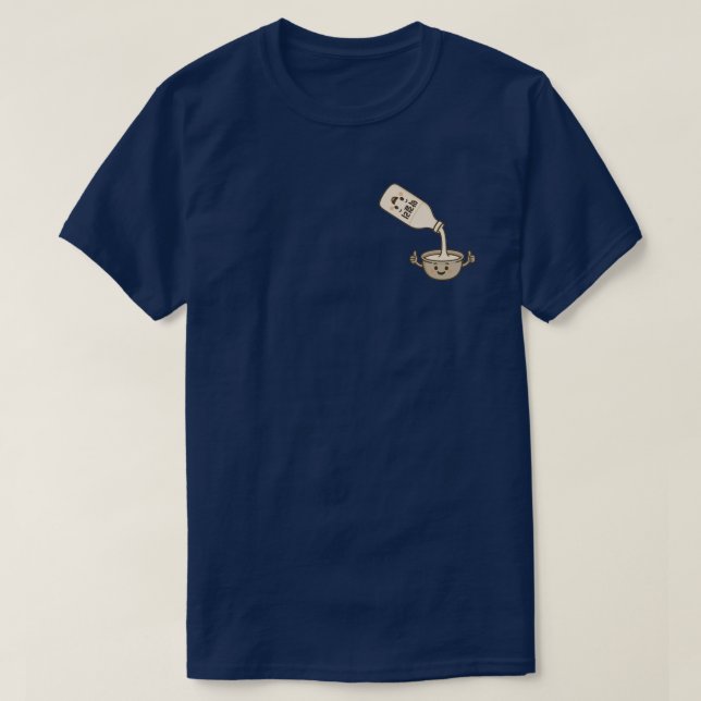 T-shirt Makgeolli - coin (Design devant)