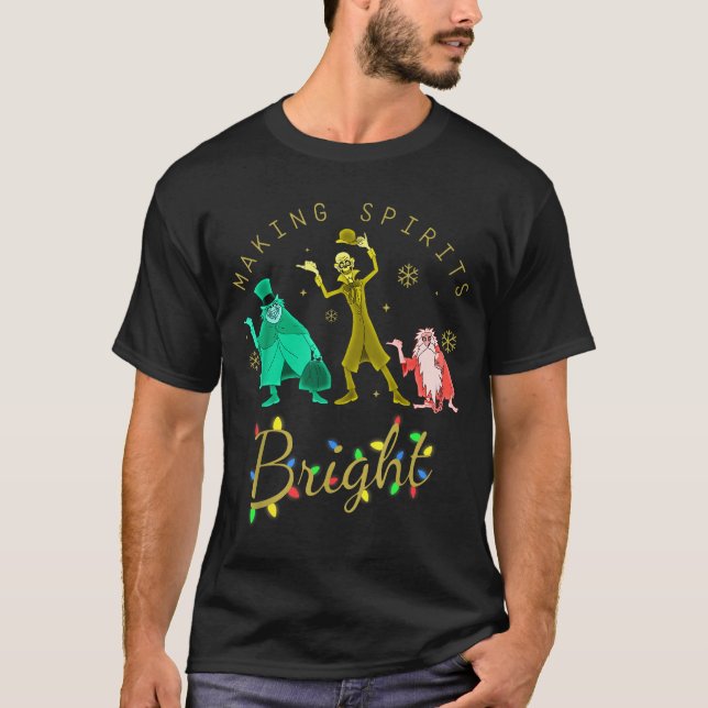 T-shirt Making Srits Bright Christmas Retro Groovy Christm (Devant)