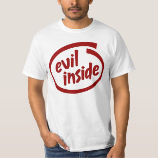 T-shirt mal-à l'intérieur de