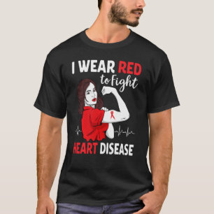T-shirt Maladie cardiaque congénitale Guerrier Conscience 