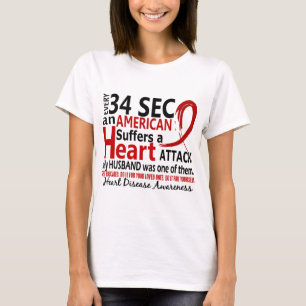 T-shirt Maladie cardiaque de mari de toutes les 34