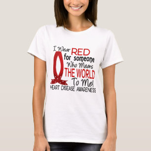 T-shirt Maladie cardiaque pour quelqu'un qui veut dire le