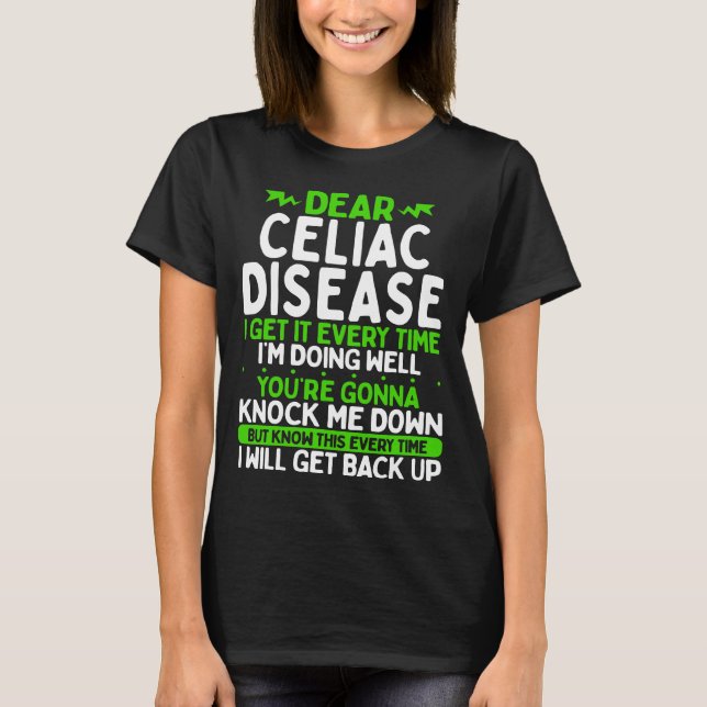 T-shirt Maladie coeliaque Mois de sensibilisation Maladie  (Devant)