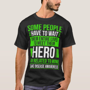 T-shirt Maladie coeliaque Ruban Maladie coeliaque Guerrier