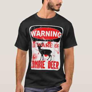 T-shirt Maladie de chasse aux cerfs zombies