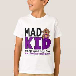 T-shirt Maladie de Crohn folle d'enfant