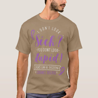 T-shirt Maladie de Crohns Je n'ai pas l'air malade