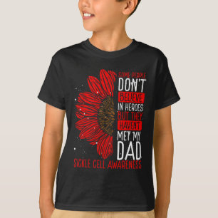T-shirt Maladie de la faucille Sensibilisation Ruban Papa
