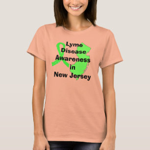 T-shirt Maladie de Lyme dans le New Jersey Chemise féminin