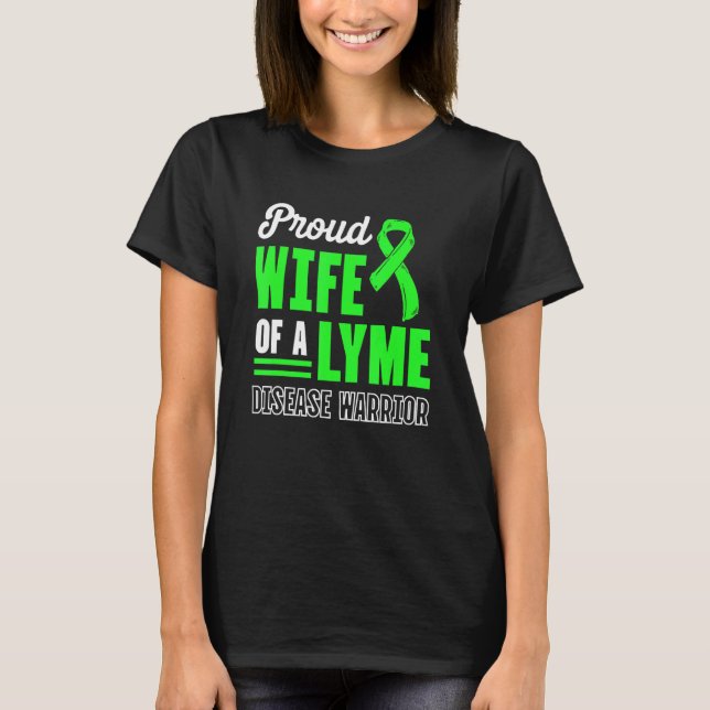 T-shirt Maladie de Lyme Survivor Guerrier Sensibilisation  (Devant)