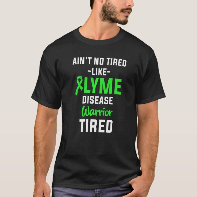 T-shirt Maladie de Lyme Survivor Guerrier Sensibilisation  (Devant)