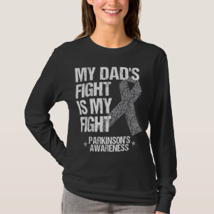 T-shirt Maladie de Parkinson Lutte contre le papa Argent R