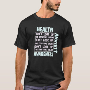 T-shirt Maladie de sensibilisation à l'anxiété en santé me