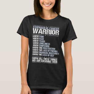 T-shirt Maladie de sensibilisation au cancer de l'oesophag