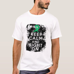 T-shirt Maladie du Foie Gardez Votre Calme et Continuez à 