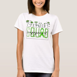 T-shirt maladie mitochondriale de l'équipe de soutien vert