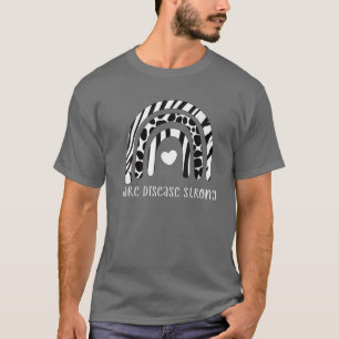 T-shirt Maladie rare Forte Zèbre Ruban Fête de la Maladi