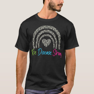 T-shirt Maladies rares Jour 28 Février Rare Coeur arc-en-c