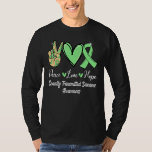 T-shirt Maladies sexuellement transmissibles STD Peace Lov