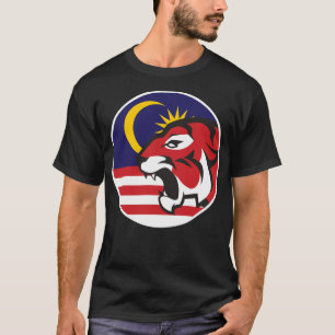 T-shirt Malaisie Tiger Malaisie Malaisie animal national