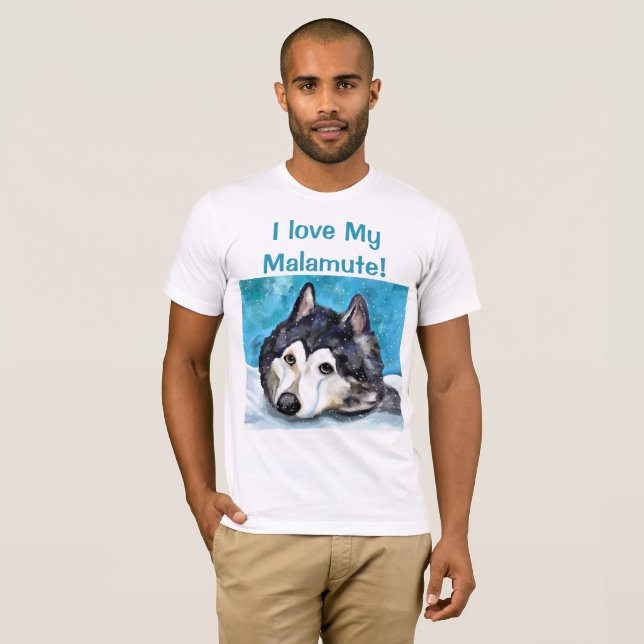 T-Shirt MALAMUTE D'ALASKA (Devant entier)