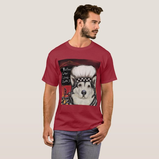 T-shirt Malamute d'Alaska (Devant entier)