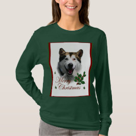 T-shirt Malamute de Noël en Alaska Joyeux