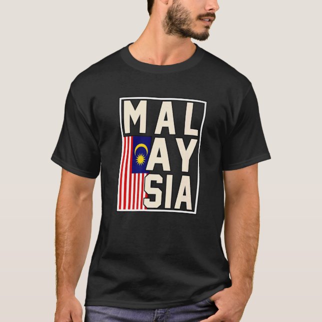T-shirt Malaysia Flag   (Devant)
