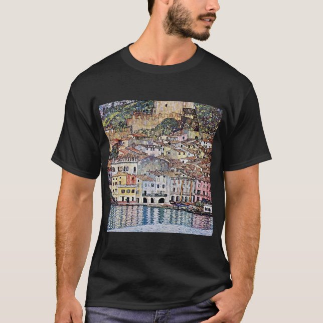 T-shirt Malcesine au lac de Garde, Gustav Klimt (Devant)