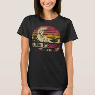 T-shirt Malcolm Saurus Funny Dinosaure personnalisé T Rex 
