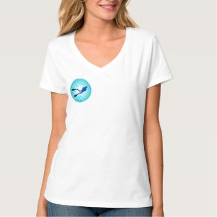 T-shirt Maldives bleues