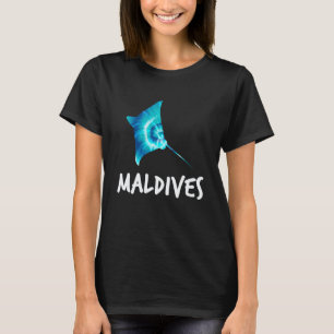 T-shirt Maldives Raie Manta Conception Plongée en Apnée Ma